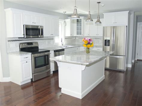 white kitchen cabinets with stainless steel appliances|replace white with stainless appliances.